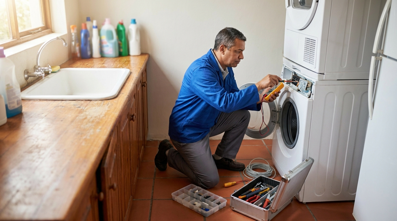 Rolamentos novos instalados em lava e seca no Floramar, Belo Horizonte‑MG